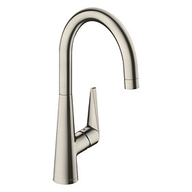 hansgrohe Talis M51 Single Lever Kitchen Mixer 260 - Stainless Steel - 72810800 Large Image