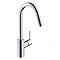 hansgrohe Talis M52 Single Lever Kitchen Mixer 260 with Collapsible Body and Pull-Out Spout - 148720