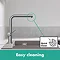 hansgrohe Talis M54 270 Single Lever Kitchen Mixer with Pull Out Spray and sBox - Chrome - 72809000  additional Large Image
