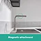 hansgrohe Talis M54 270 Single Lever Kitchen Mixer with Pull Out Spray and sBox - Stainless Steel - 72809800  Newest Large Image