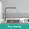 hansgrohe Talis M54 270 Single Lever Kitchen Mixer with Pull Out Spray - Chrome - 72808000  Profile Large Image