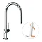 hansgrohe Talis M54 Single Lever Kitchen Mixer 210 with Pull Out Spray and sBox - Chrome - 72801000 
