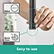 hansgrohe Talis M54 Single Lever Kitchen Mixer 210 with Pull Out Spray and sBox - Matt Black Profile Large Image