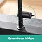 hansgrohe Talis M54 Single Lever Kitchen Mixer 210 with Pull Out Spray and sBox - Matt Black In Bathroom Large Image