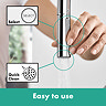 hansgrohe Talis M54 Single Lever Kitchen Mixer 210 with Pull Out Spray - Chrome - 72800000  Feature Large Image
