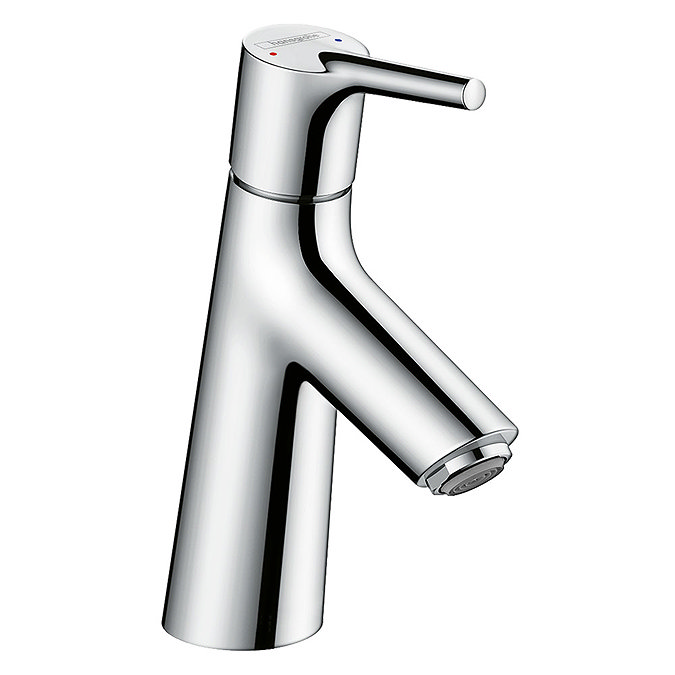 hansgrohe Talis S Single Lever Basin Mixer 80 with Push-open Waste - 72011000 Large Image
