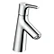 hansgrohe Talis S Single Lever Basin Mixer 80 with Push-open Waste - 72011000 Large Image
