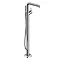 hansgrohe Talis S Floor Standing Single Lever Bath Shower Mixer - 72412000 Large Image