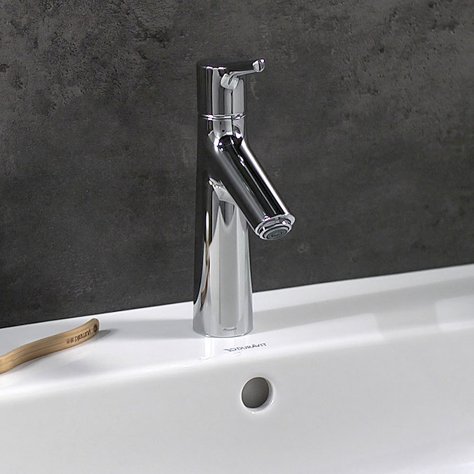 hansgrohe Talis S Single Lever Basin Mixer 100 with Pop-up Waste - 72020000  Feature Large Image