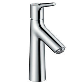 hansgrohe Talis S Single Lever Basin Mixer 100 with Pop-up Waste - 72020000 Medium Image
