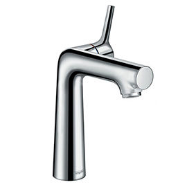 hansgrohe Talis S Single Lever Basin Mixer 140 with Pop-up Waste - 72113000 Medium Image
