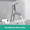 hansgrohe Talis S Single Lever Basin Mixer 80 with Push-open Waste - 72011000
