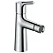 hansgrohe Talis S Single Lever Bidet Mixer with Pop-up Waste - 72200000 Large Image