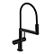 hansgrohe Talis Select M54 PowderSpray 3jet Single Lever Kitchen Mixer - Matt Black
