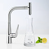 hansgrohe Talis Select M51 Single Lever Kitchen Mixer 300 with Pull Out Spray - Chrome - 72821000 F