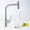 hansgrohe Talis Select M51 Single Lever Kitchen Mixer 300 with Pull Out Spray - Stainless Steel - 72