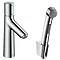 hansgrohe Talis Select S Basin Mixer with Bidet Spray and 160cm Shower Hose - 72291000 Large Image