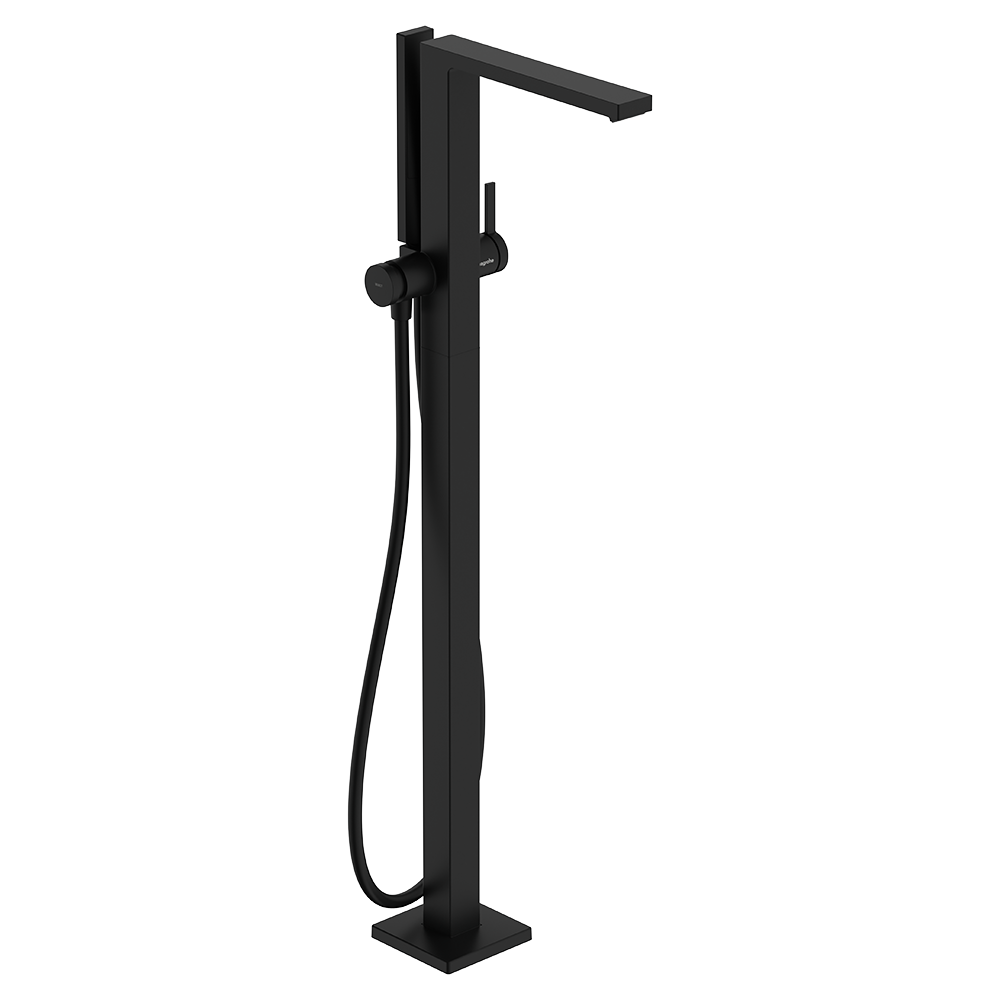 Hansgrohe Tecturis E Floor Standing Single Lever Bath Mixer Matt Black