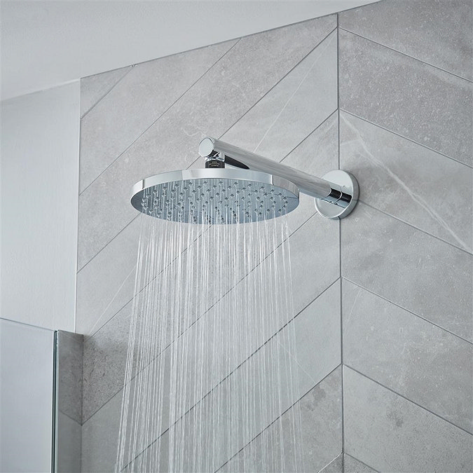 hansgrohe Vernis Blend 240mm Shower Arm - Chrome - 27809000  Profile Large Image