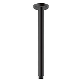 hansgrohe Vernis Blend 300mm Ceiling Shower Arm - Matt Black - 27805670 Medium Image