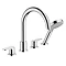 hansgrohe Vernis Blend 4-hole Deck Mounted Bath Mixer - Chrome - 71456000 Large Image