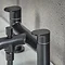 hansgrohe Vernis Blend Bath Shower Mixer with Kit - Matt Black - 71461670 In Bathroom Large Image
