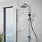 hansgrohe Vernis Blend EcoSmart Shower Kit with Diverter - Matt Black - 26099670  Profile Large Image