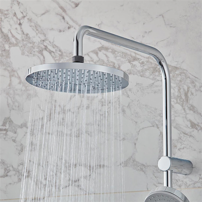 hansgrohe Vernis Blend EcoSmart Showerpipe 200 Thermostatic Shower Mixer - 26089000  Feature Large Image