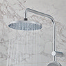 hansgrohe Vernis Blend EcoSmart Showerpipe 200 Thermostatic Shower Mixer - 26089000  Feature Large Image