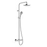 hansgrohe Vernis Blend EcoSmart Showerpipe 200 Thermostatic Shower Mixer - 26089000 Large Image