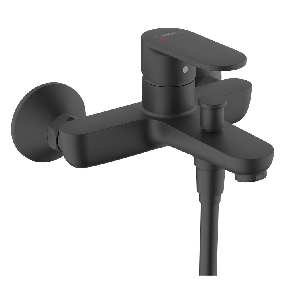 hansgrohe Vernis Blend Exposed Single Lever Bath Shower Mixer - Matt ...