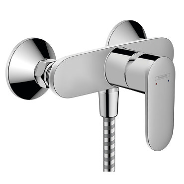 hansgrohe Vernis Blend Exposed Single Lever Shower Mixer - Chrome - 71640000  Profile Large Image
