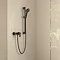 hansgrohe Vernis Blend Exposed Single Lever Shower Mixer - Matt Black - 71640670  Profile Large Image