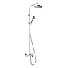 hansgrohe Vernis Blend EcoSmart Showerpipe 200 Thermostatic Bath Shower Mixer - Chrome - 26079000 La