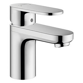 hansgrohe Vernis Blend Single Lever Basin Mixer 100 with Isolated Water Conduction and Pop-up Waste 