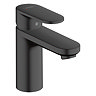 hansgrohe Vernis Blend Single Lever Basin Mixer 100 with Pop-up Waste - Matt Black - 71551670 Large 