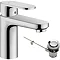 hansgrohe Vernis Blend Single Lever Basin Mixer 100 with Pop-up Waste - 71559000 Large Image