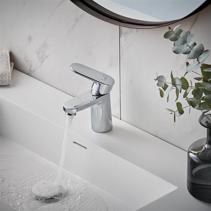 hansgrohe Vernis Blend Single Lever Basin Mixer 70 without Waste - Chrome - 71558000  Profile Large Image