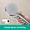 hansgrohe Vernis Blend Vario 2 Spray Hand Shower - Chrome - 26270000  Standard Large Image