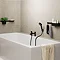 hansgrohe Vernis Blend Vario 2 Spray Hand Shower - Matt Black - 26270670  Profile Large Image