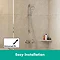 hansgrohe Vernis Blend Vario 2 Spray Shower Slider Rail Kit 65cm - 26275000  Standard Large Image