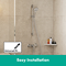 hansgrohe Vernis Blend Vario EcoSmart 2 Spray Shower Slider Rail Kit 65cm