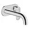 hansgrohe Vernis Blend Wall Mounted Single Lever Basin Mixer - Chrome - 71576000 Large Image