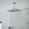 hansgrohe Vernis Shape 100mm Ceiling Shower Arm - Chrome - 26406000  Profile Large Image