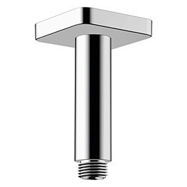 hansgrohe Vernis Shape 100mm Ceiling Shower Arm - Chrome - 26406000 Medium Image