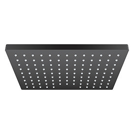 hansgrohe Vernis Shape 230 1 Spray Shower Head - Matt Black - 26281670 Large Image