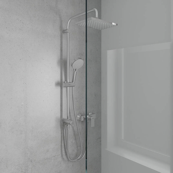 hansgrohe Vernis Shape 230 Shower Kit with Diverter - Chrome - 26282000  Profile Large Image