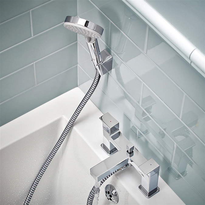 hansgrohe Vernis Shape Bath Shower Mixer with Kit - Chrome - 71462000  Feature Large Image
