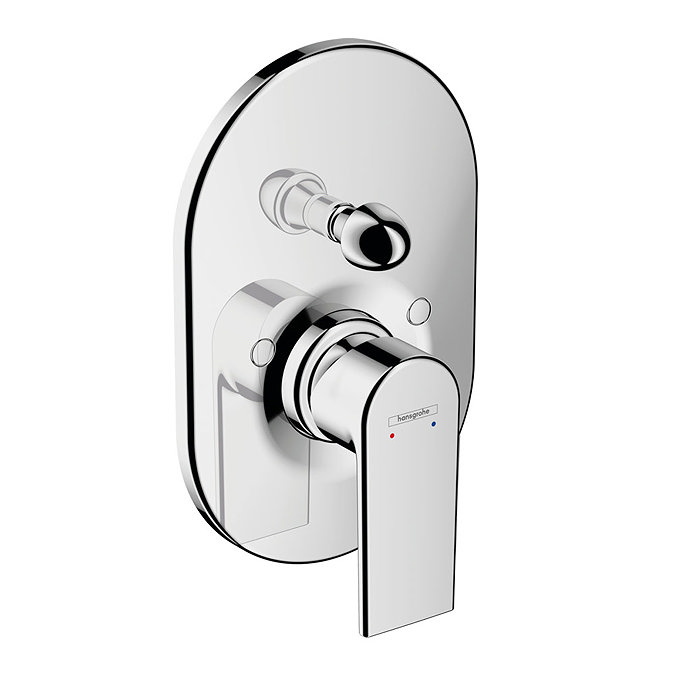 hansgrohe Vernis Shape Concealed Single Lever Manual Bath Mixer - Chrome - 71458000 Large Image