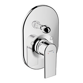 hansgrohe Vernis Shape Concealed Single Lever Manual Bath Mixer - Chrome - 71458000 Large Image
